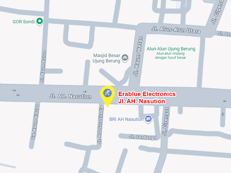 Peta ke toko EraBlue di  Jalan AH Nasution, RT 003, RW 001, terletak di Kel/Desa Sukamulya, Kecamatan Cinambo, Kota Bandung, Provinsi Jawa Barat